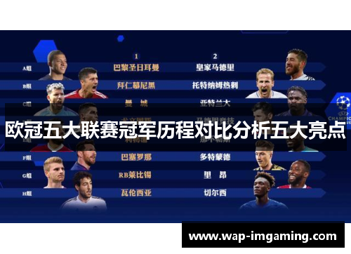 欧冠五大联赛冠军历程对比分析五大亮点